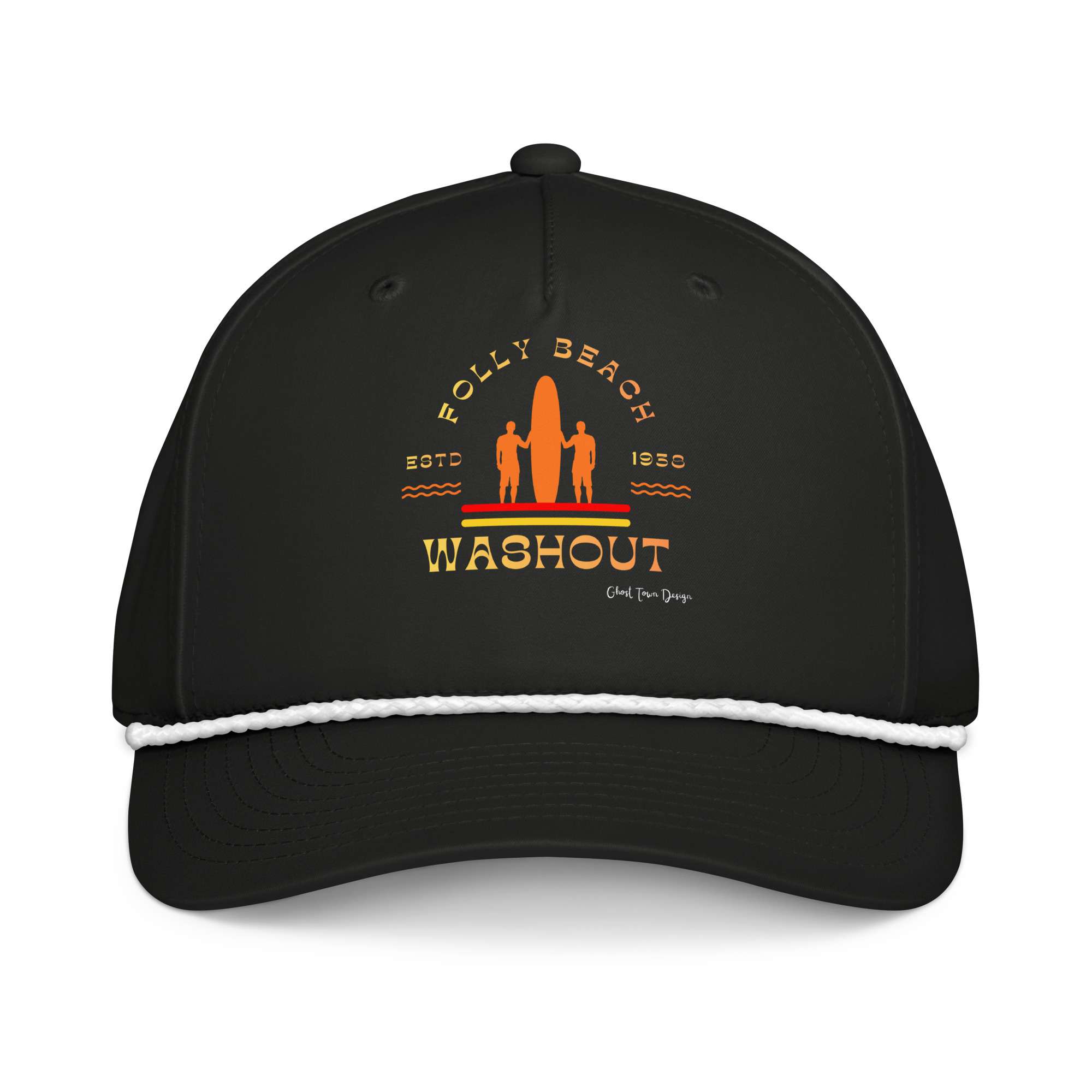 Ghost Town Design and Apparel | Folly Beach Washout Hat