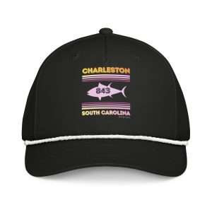 Ghost Town Design and Apparel | 843 Fishing Pink Stripes Hat