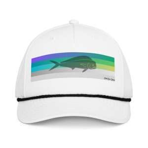 Ghost Town Design and Apparel | Mahi Blue and Green Striped Hat
