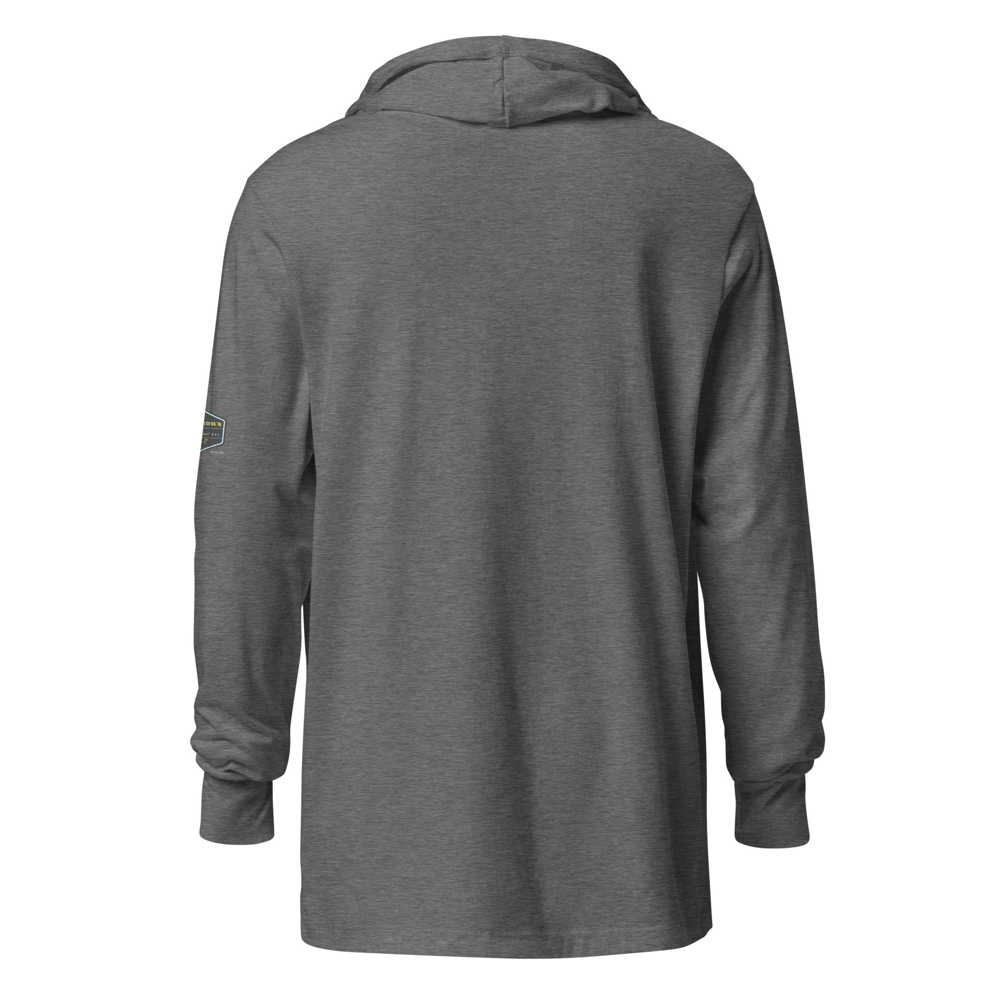 Ghost Town Design and Apparel | Charleston Tuna Hooded Long-sleeve tee - Grey - Image 2