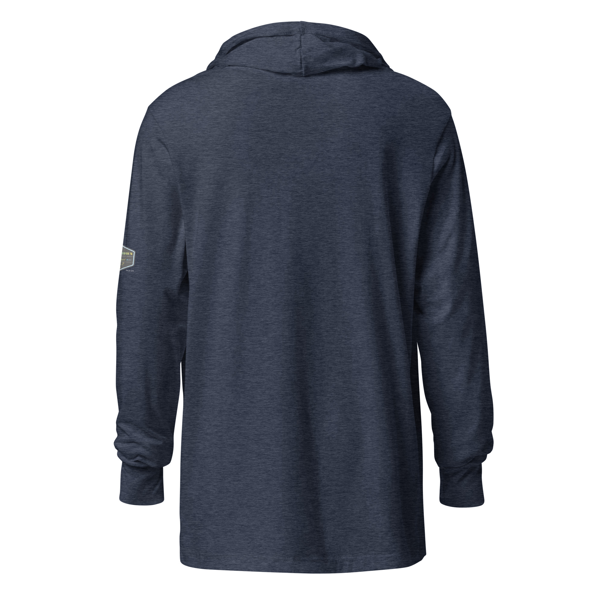 Ghost Town Design and Apparel | Charleston Trout Hooded Long-Sleeve Tee – Navy - Image 2