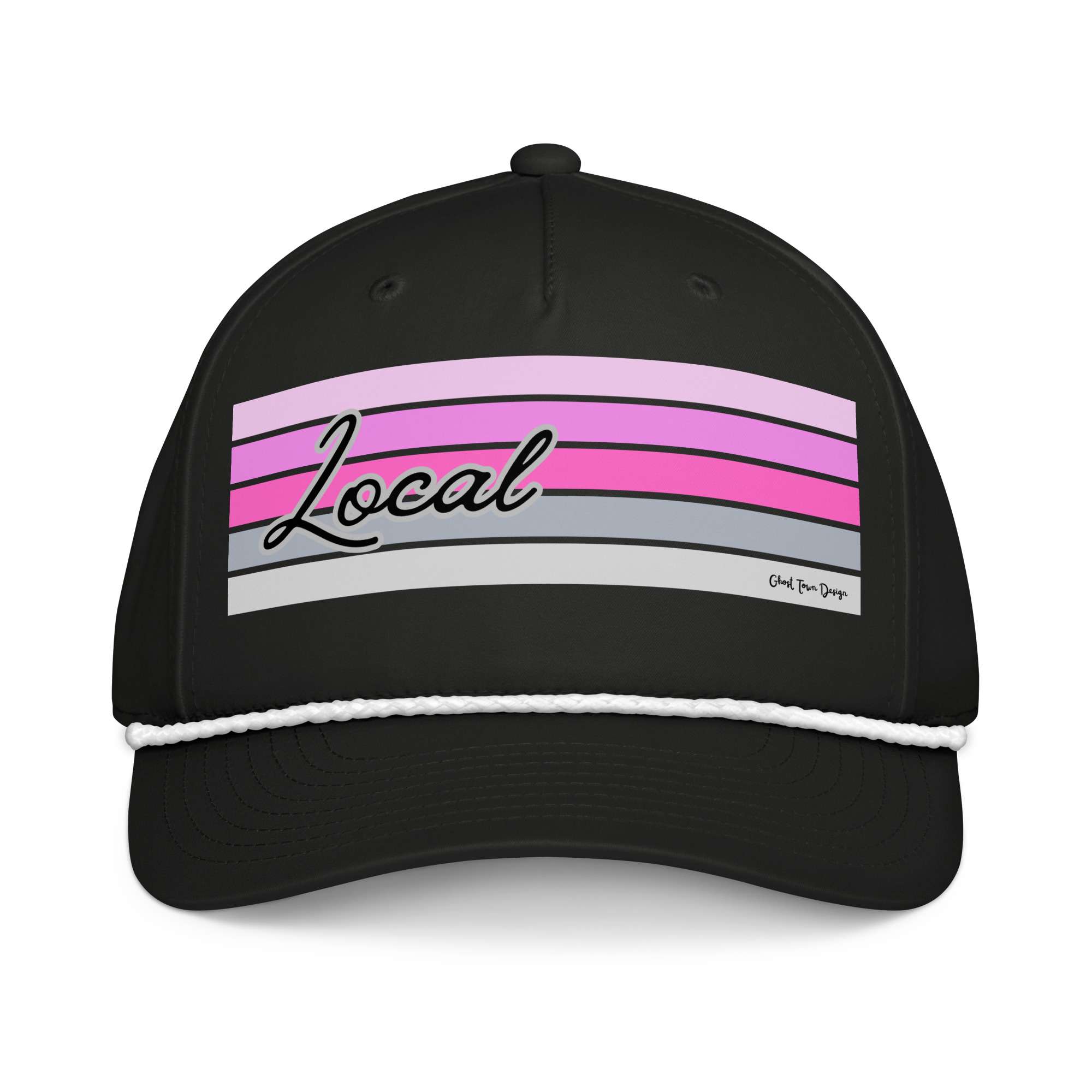 Ghost Town Design and Apparel | Local Striped Hat - Image 3