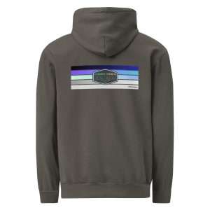 Unisex garment-dyed hoodie